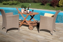 Carrelage terrasse imitation parquet Thonon